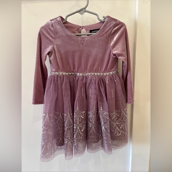Zunie Elegant Pink Kids Dress - Picture 1 of 8